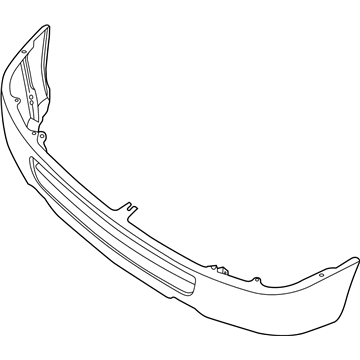 Nissan 62022-1PA0A Front Bumper Fascia Kit