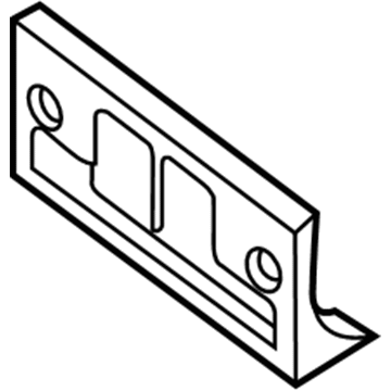 Nissan 96210-1PA0A Bracket-Licence Plate