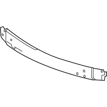 Honda 71530-T3V-A00ZA Beam Assy., RR. Bumper *NH167L* (GRAPHITE BLACK)