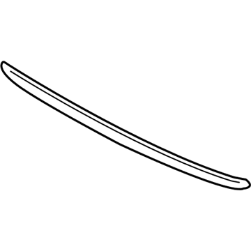Honda 71503-T3V-A01 Molding, RR. Bumper Garnish (Lower)