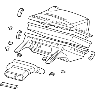GM 15063808 Cleaner Asm-Air (W/ Mass Airflow Sensor*Marked Print