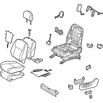 Toyota 71200-48E30-B1 Seat Assembly