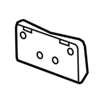 GM 25798733 License Bracket