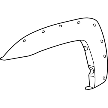 Toyota 75871-04030 Wheel Opening Molding
