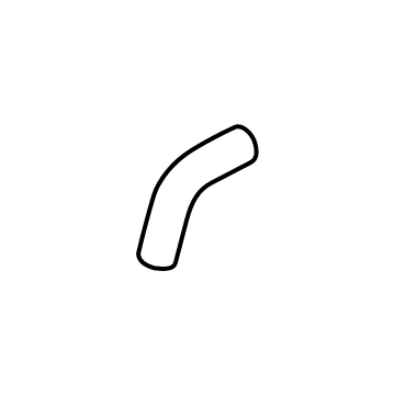 Lexus 16553-F0020 HOSE, INTERCOOLER CO