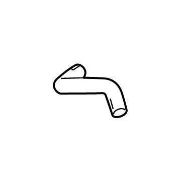 Lexus 16552-F0020 HOSE, INTERCOOLER CO