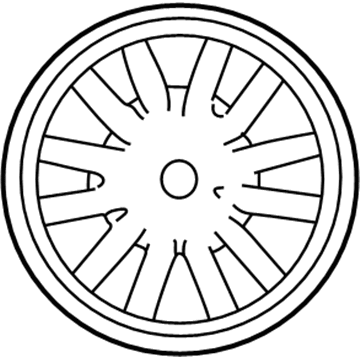 Mopar 4782289AB Aluminum Wheel