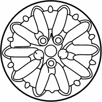 Mopar WA55PAKAA Wheel Center Cap