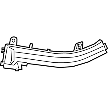BMW 63-13-7-461-785 Auxiliary Turn Indicator, Mirror, Left