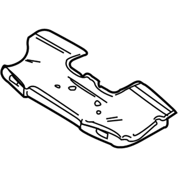 BMW 51-47-8-211-952 Trunk Subwoofer Trim Panel