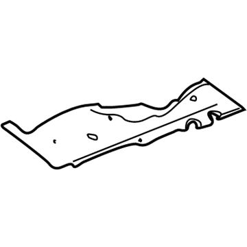BMW 51-47-8-167-738 Right Trunk Mat Base