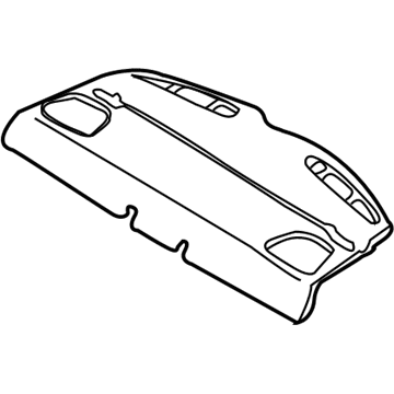 BMW 51-46-8-208-251 Rear Window Shelf, Roller Sun Blind