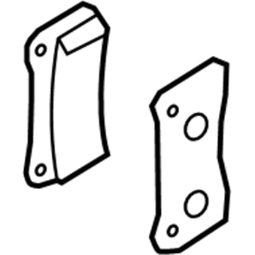 Nissan D4M60-6HS0A PAD KIT-DISC BRAKE, REAR