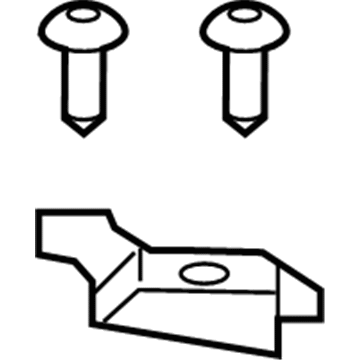 Lexus 81193-78030 RETAINER, HEADLAMP Protector