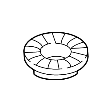 Kia 55334P2000 Pad-Rear Spring, UPR