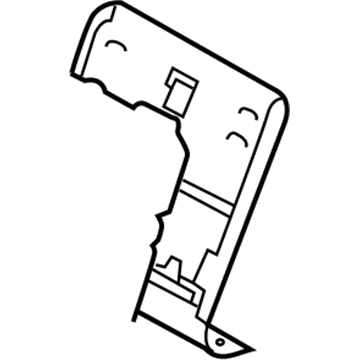 Lexus 71880-48150-A0 Carpet Assy, Rear Seat Back Board, RH