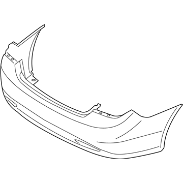Hyundai 86610-3Q000 Rear Bumper Cover