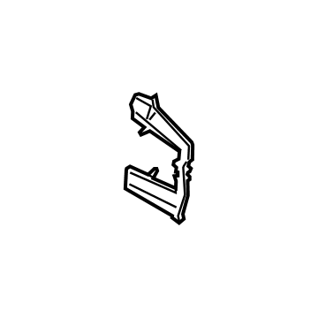 BMW 41-00-7-423-993 Moulded Part For Column B, Exterior Left