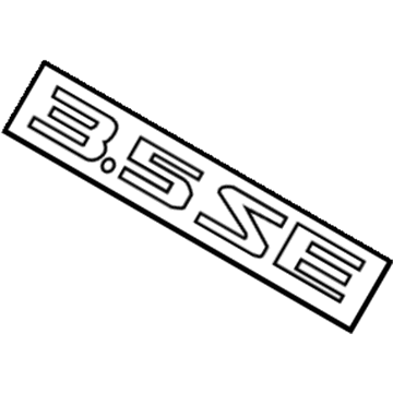 Nissan 90896-5Z100 Rear Emblem