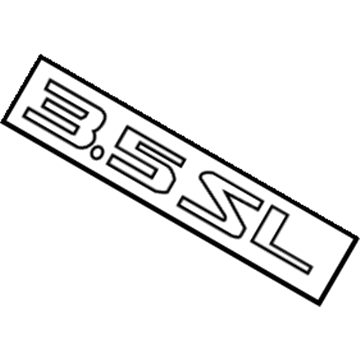 Nissan 90896-5Z200 Rear Emblem