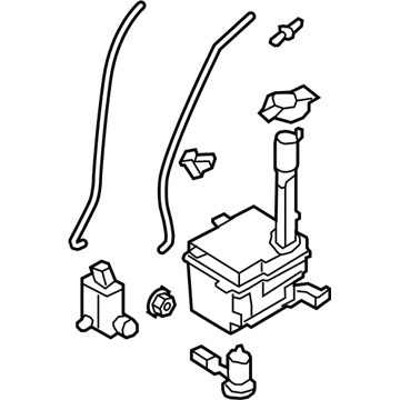 Kia 986101D100DS Reservoir & Pump Assembly
