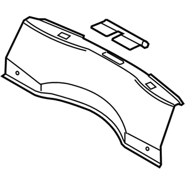 Ford DP5Z-5411318-LA Rear Sill Plate