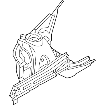 BMW 41-10-7-266-997 Front Left Wheelhouse