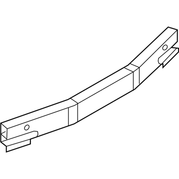Nissan 85030-3NF0A Reinforce-Inner, Rear Bumper Center
