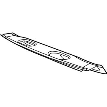 Mopar 55369448AA Header-Roof Lower Rear