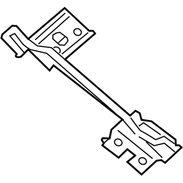 Nissan 88342-3SB0B Brace-Rear Seat