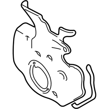 Hyundai 21350-33341 Cover Assembly-Timing Belt Lower