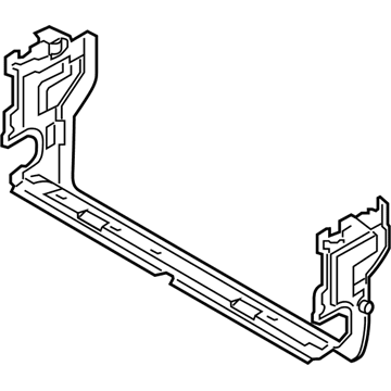 BMW 51-74-7-383-846 Air Duct, Radiator, Bottom