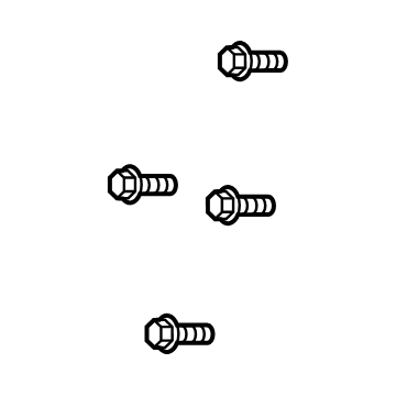 Mopar 6511770AA Bolt-6 LOBE RECESSED Head