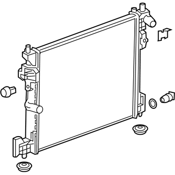 GM 84215228 Radiator