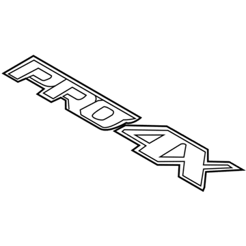 Nissan 93495-EZ20A Rear Emblem