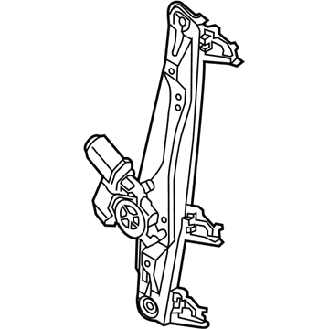 Mopar 68366053AA Regulator-Front Door Window