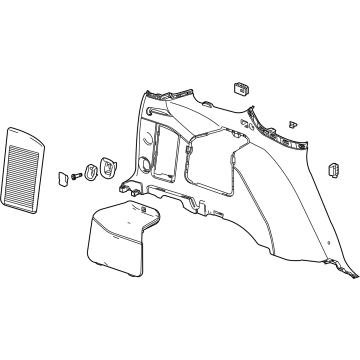 GM 85529809 Lower Trim Panel