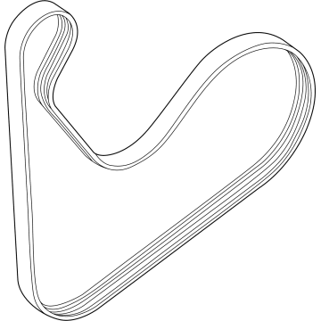 Kia 252122B180 Ribbed V Belt