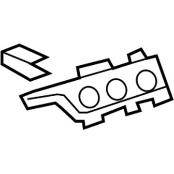 Toyota 55406-12650 Switch Bezel