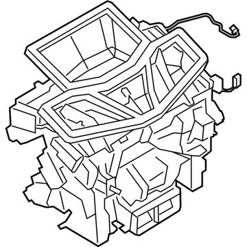 BMW 64-11-6-997-685 DISTRIBUTION HOUSING A/C UNI