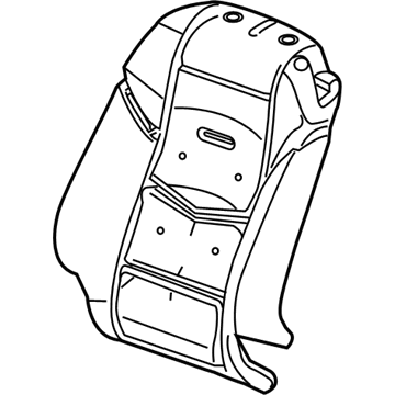 GM 23103682 Seat Back Pad