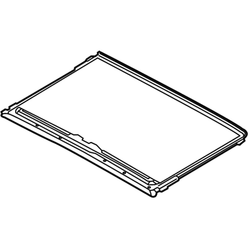 Hyundai 81666-4D001-QW Sunshade Assembly-Sunroof