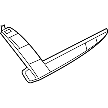 Honda 83542-TS8-A01ZA Cover Assy., R. Grip *NH609L* (SILVER)