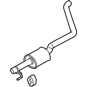 Kia 28650H9300 MUFFLER ASSY-CENTER