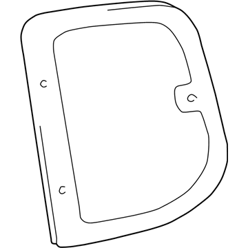 Toyota 62711-0C010 Door Glass