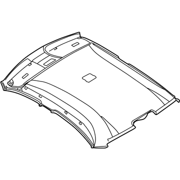 BMW 51-44-7-028-599 Headliner Sunroof