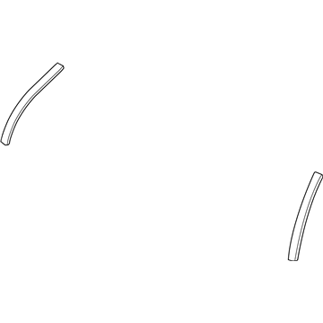 Honda 73226-T0A-000 Rubber, Windshield Dam