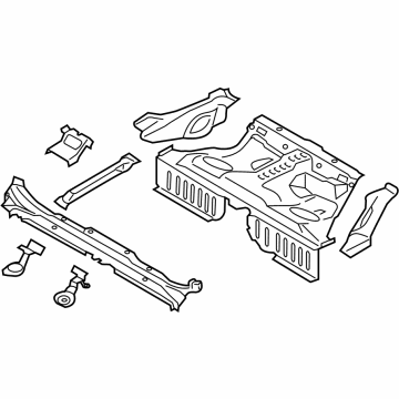 Ford PR3Z-6311160-A PAN ASY - FLOOR - CENTRE