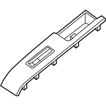 Nissan 80960-9GH0A FINISHER Power Window Switch, Front RH