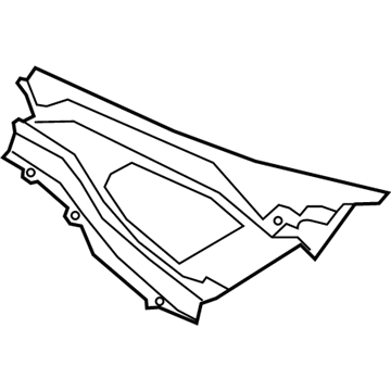 Ford LB5Z-78022A69-BA GRILLE - COWL TOP